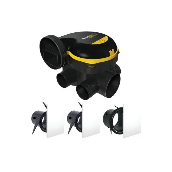 Kit VMC EasyHOME Auto + Grilles de ventilation ColorLINE - ALDES - 11026033