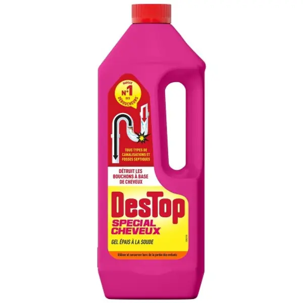 Destop Gel Déboucheur Special Cheveux 1L
