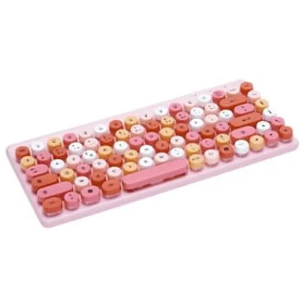 Clavier sans fil touche ronde Homday Xpert bleu ou rose (2 modèles)