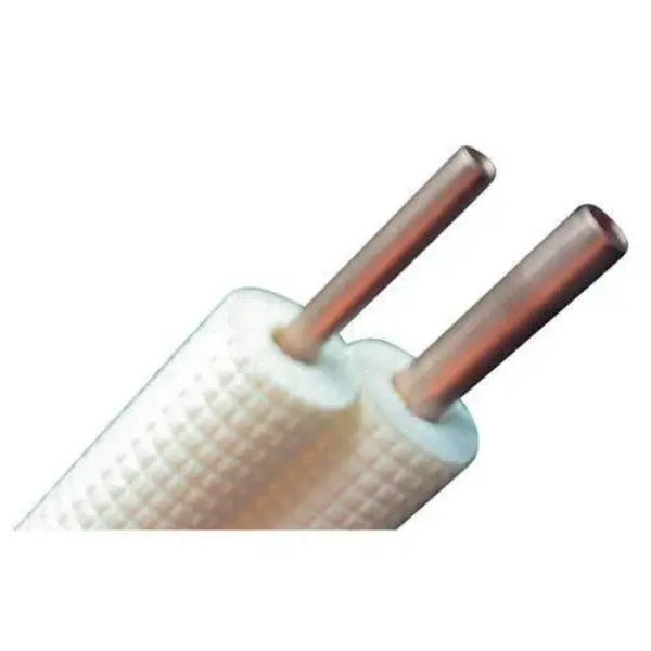 Tube cuivre frigorifique double