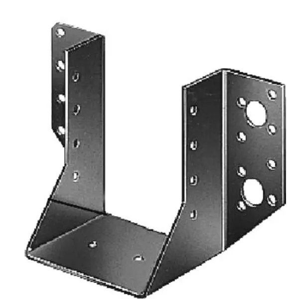Support de poteau forme U Galvanisé GAH ALBERTS, 64x65 mm - GAH ALBERTS