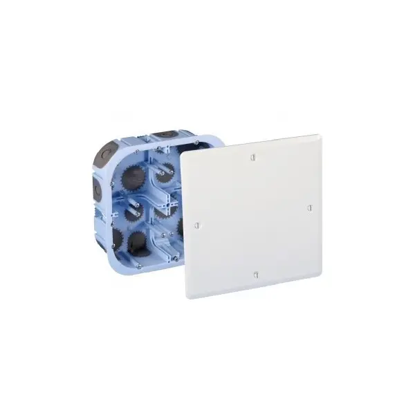 Eur'Ohm - 51018 - Boite de dérivation encastré étanche à l'air - 140x140x50