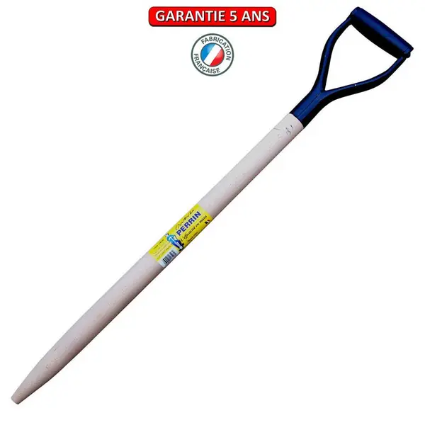 Manche poignée en D 85 cm pour bêche louchet douille 38 - PERRIN