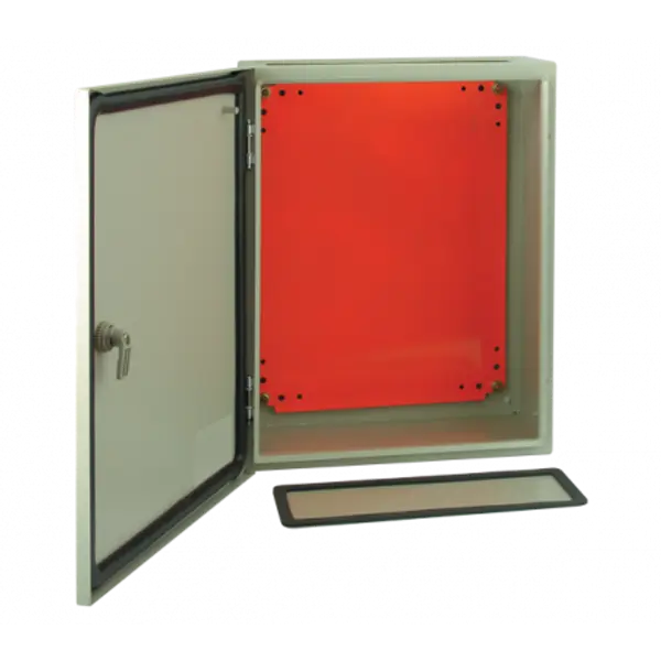 Coffret métallique étanche IP65 HxLxP 300x250x150mm avec plaque
