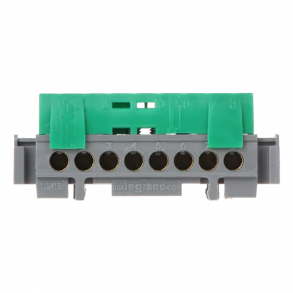 004832 Legrand bornier de terre isolé 8x16mm²