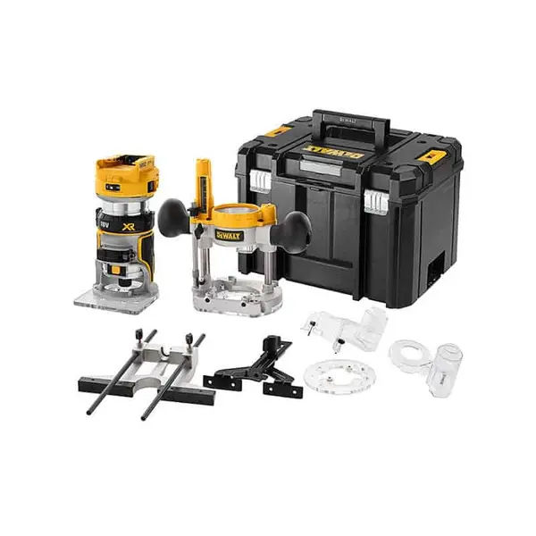 DEWALT Affleureuse/Défonceuse 18V XR 8 mm Solo en TSTAK - DCW604NT