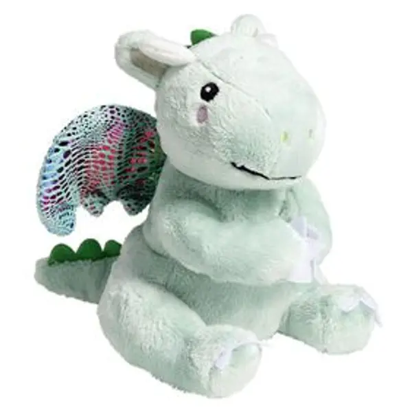 Peluche dragon bleu 15x15xH19cm
