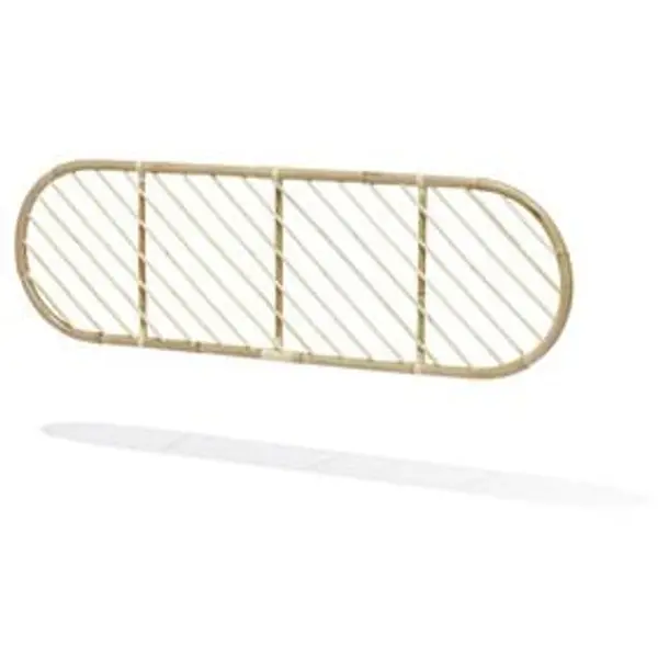 Tête de lit à suspendre Malang rotin naturel - L160xP3xH50 cm