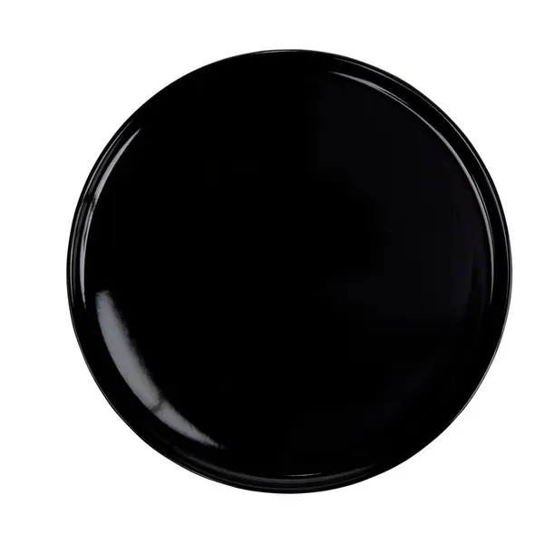 Assiette ronde plate Nordic porcelaine noir Ø28cm